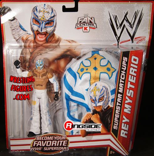 Rey Mysterio - Superstar Match-Ups (White & Blue Mask)