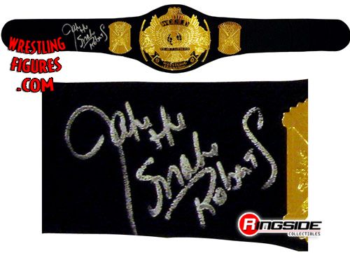 Jake Roberts - Autographed Replica Heavyweight Championship