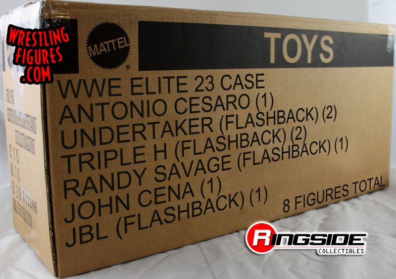 WWE Elite 23 - Case (8 Figures Total)