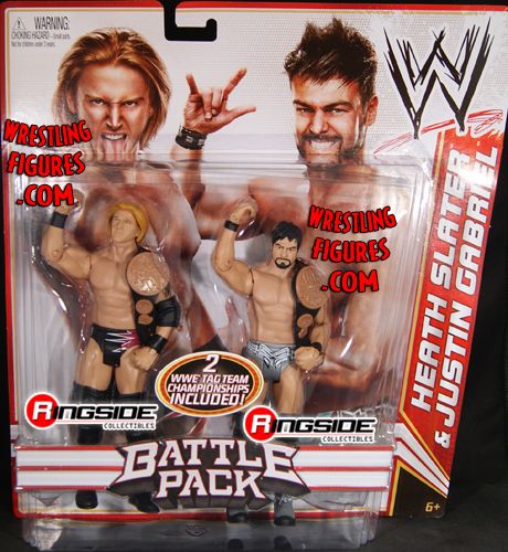 Heath Slater & Justin Gabriel - WWE Battle Packs 14