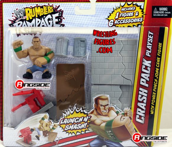 John Cena w/ Crash Pack Playset - WWE Rumblers Rampage