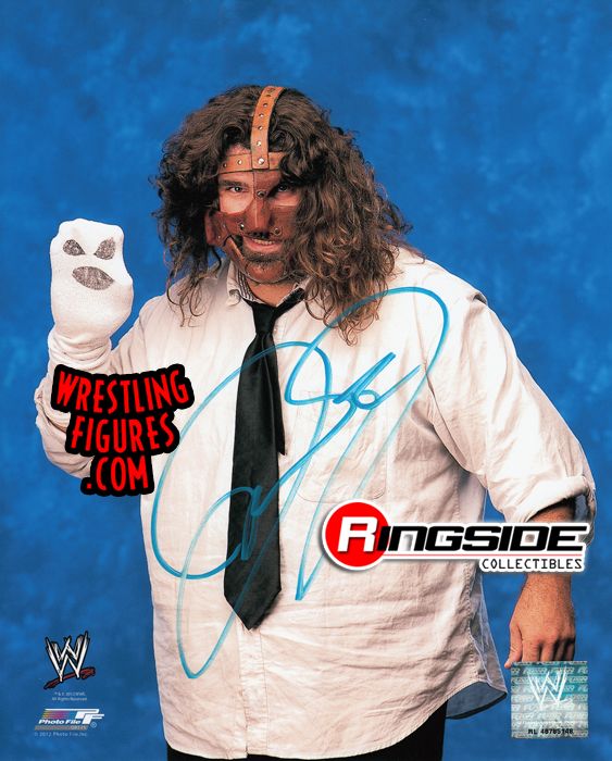 Mankind (Blue) - Autographed Photo