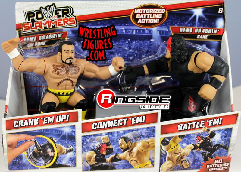 CM Punk & Kane - WWE Power Slammers Starter Kit
