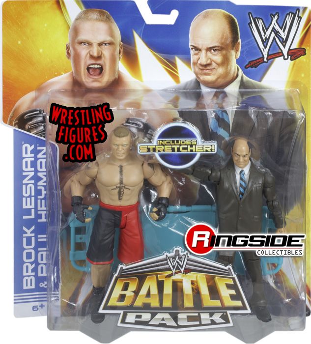 Paul Heyman & Brock Lesnar - WWE Battle Packs 25